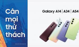  Samsung ra mắt thế hệ Galaxy A54 5G, A34 5G và A14 LTE mới: Trải nghiệm vượt trội, cân mọi thử thách